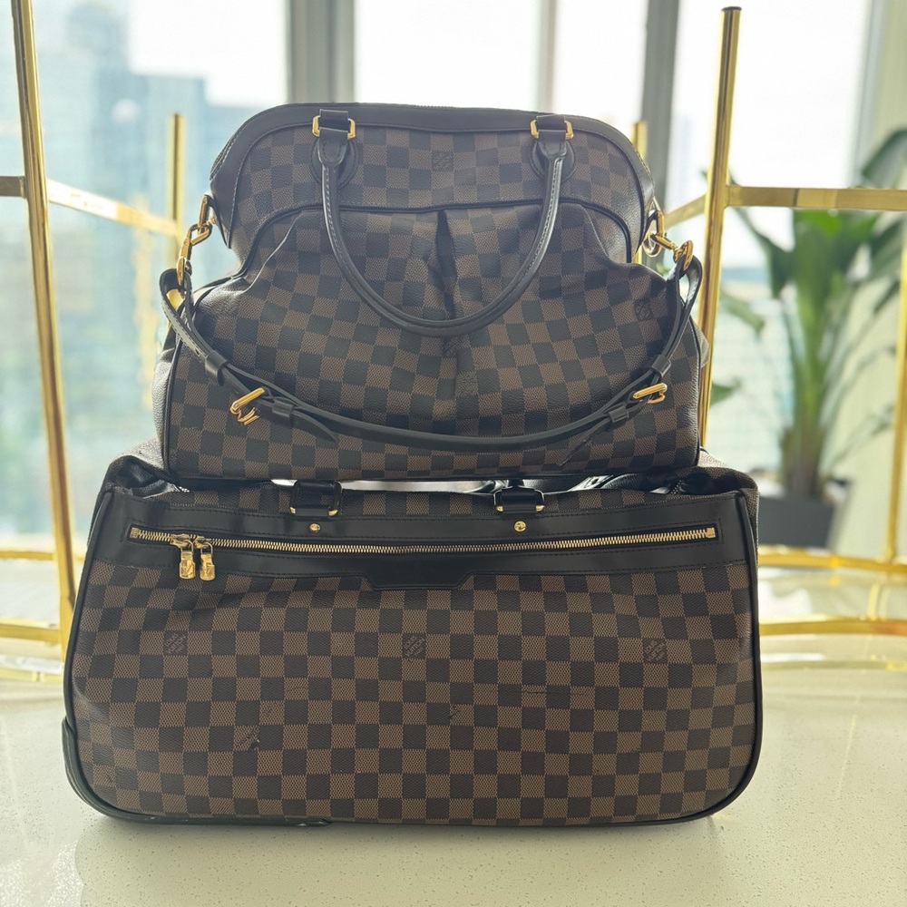 Louis Vuitton Damier Ebene Canvas Eole 50 Rolling Luggage - Picture 4 of 16